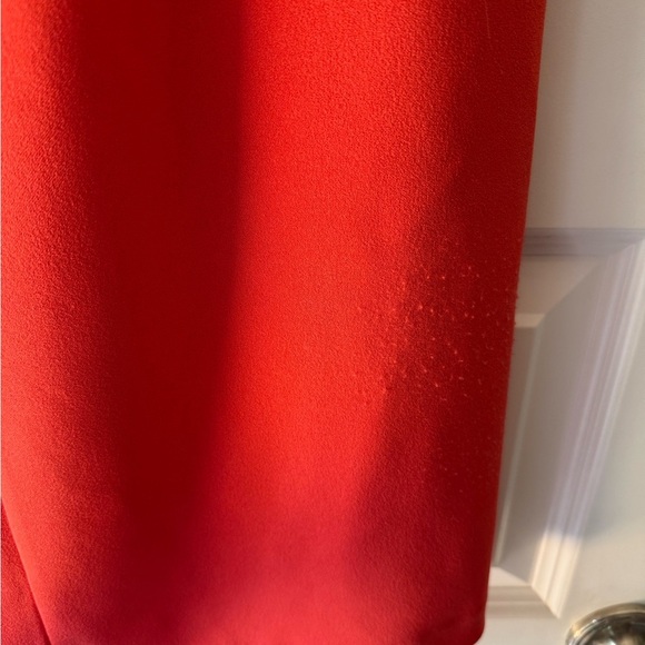 Trina Turk Coral Cutout Faux Overlay Midi Dress size 6 - Picture 8 of 12